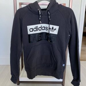 Adidas Originals dark gray hoodie